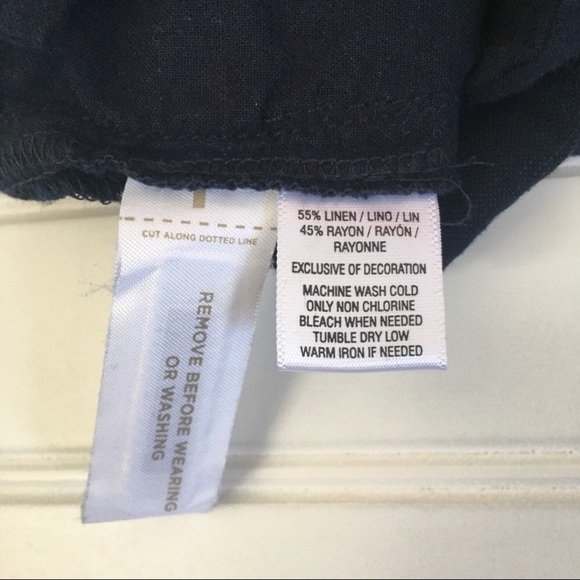 LOFT | Linen Embroidered Chino Shorts - Picture 4 of 4